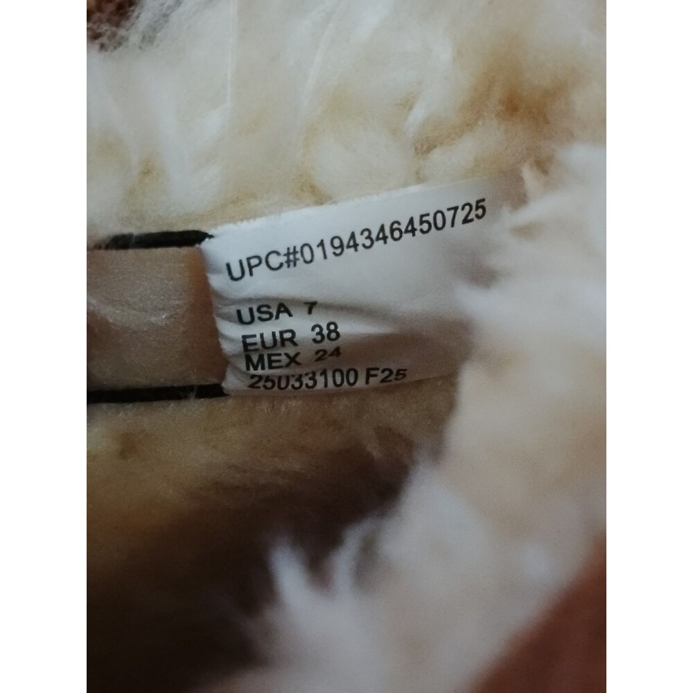 NWT Time and Tru Women's Genuine Suede Leopard Print Ankle Boot Slippers Size 7 - Picture 11 of 13
